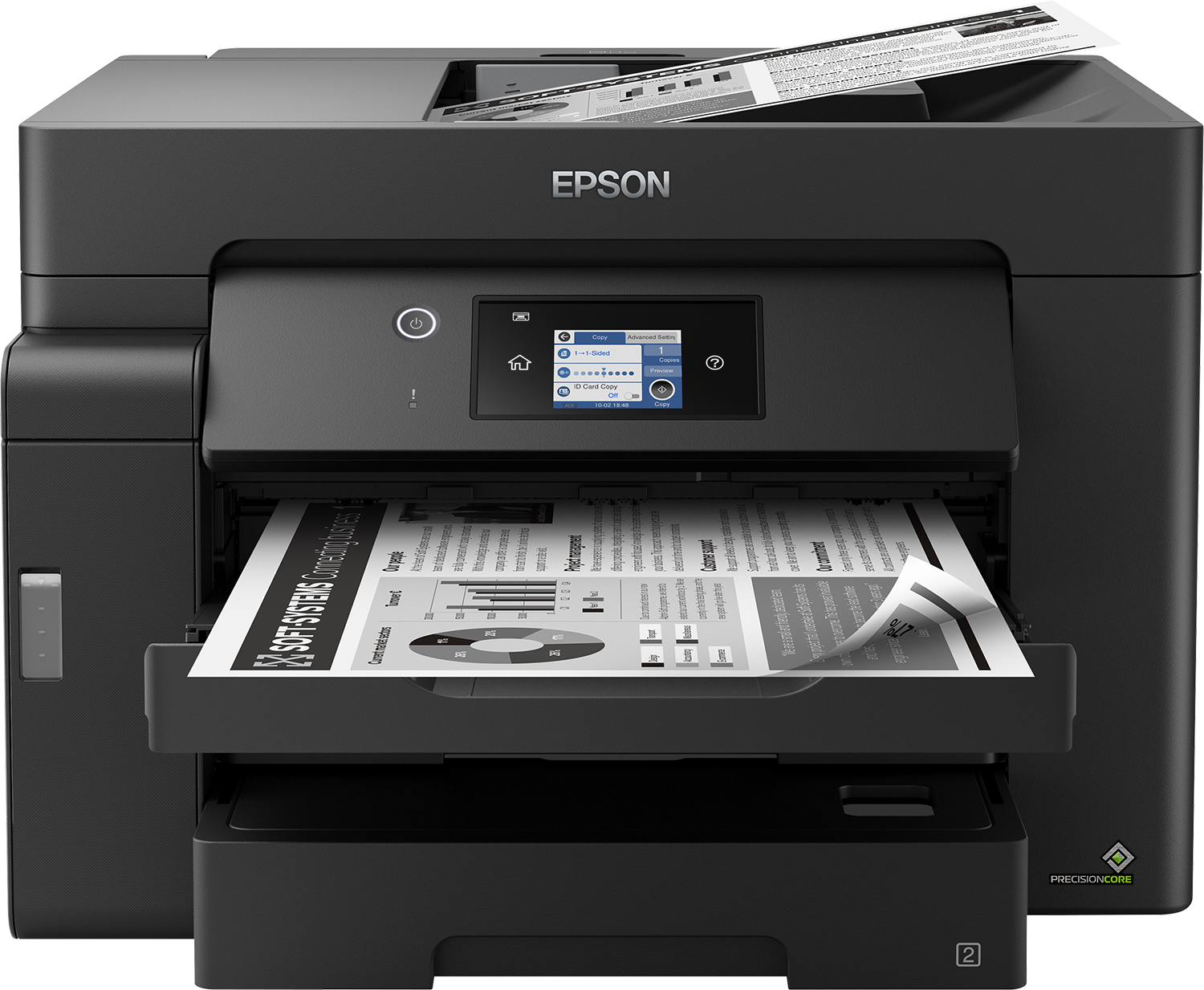 Epson EcoTank ET-M16600 - Jet d'encre - Impression monochrome - 4800 x 2400 DPI - Copie monochrome - A3 - Noir