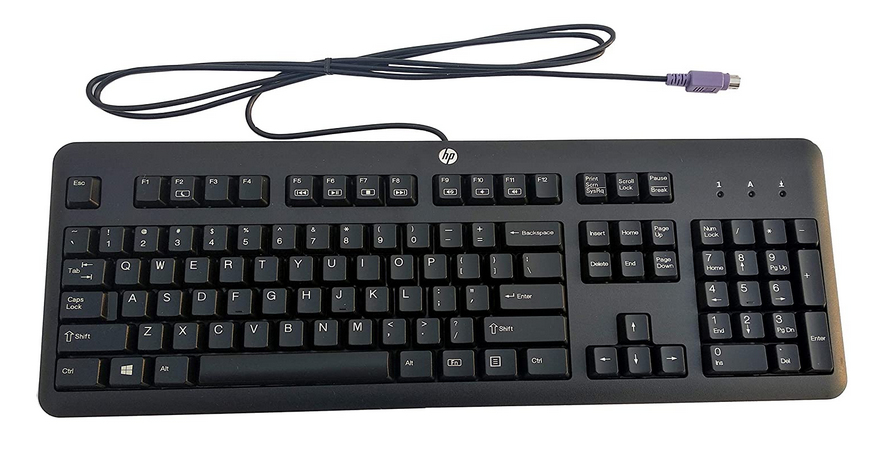 HP 803180-L31 Clavier QWERTY PS/2 pleine taille Noir