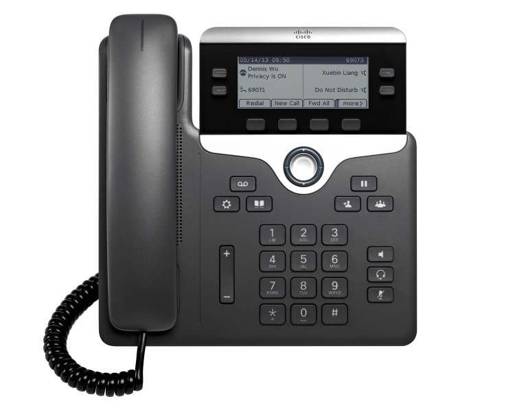 IP-telefon CP-7821-3PCC-K9=: - SIP, SRTP, 2 linjeknappar - CP-7821-3PCC-K9=