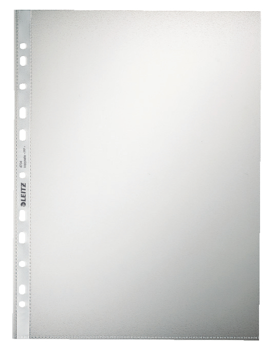 Esselte Leitz High Quality Pocket - 210 x 297 mm (A4) - Transparent - Polypropylene (PP) - Portrait - Top - 230 mm