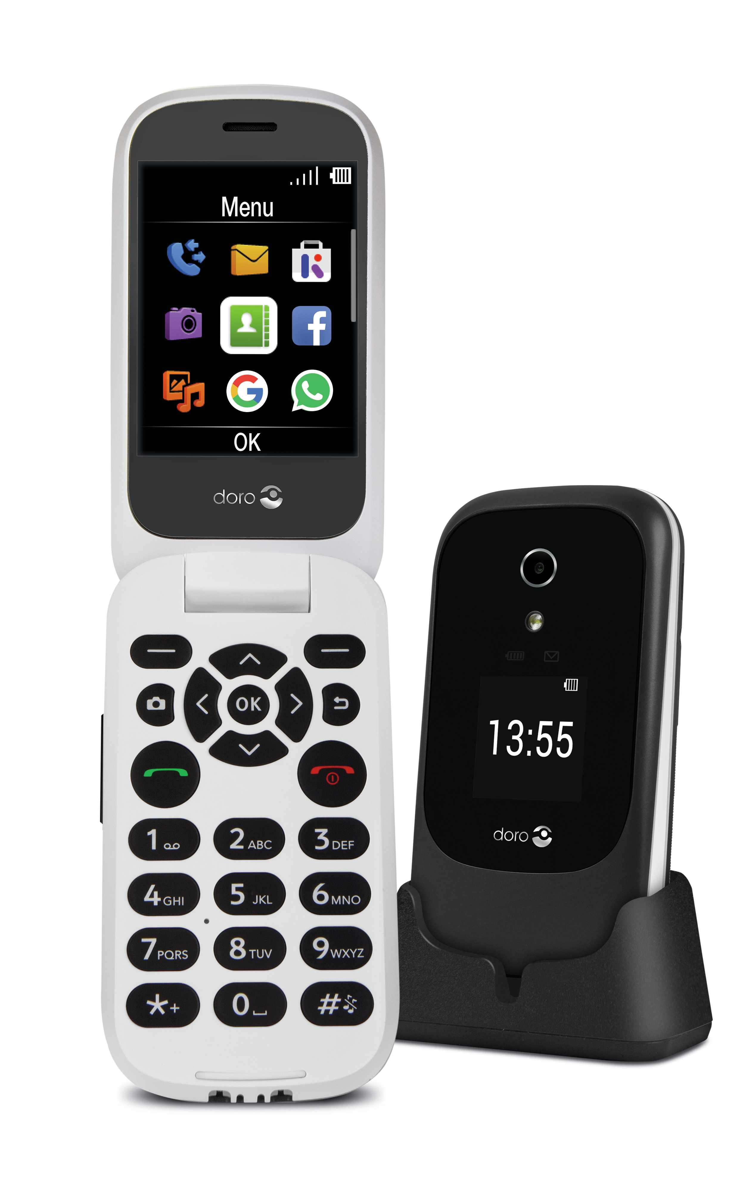 Doro 6060 Senioren-Mobiltelefon - schwarz - Cellphone - Android - 380466