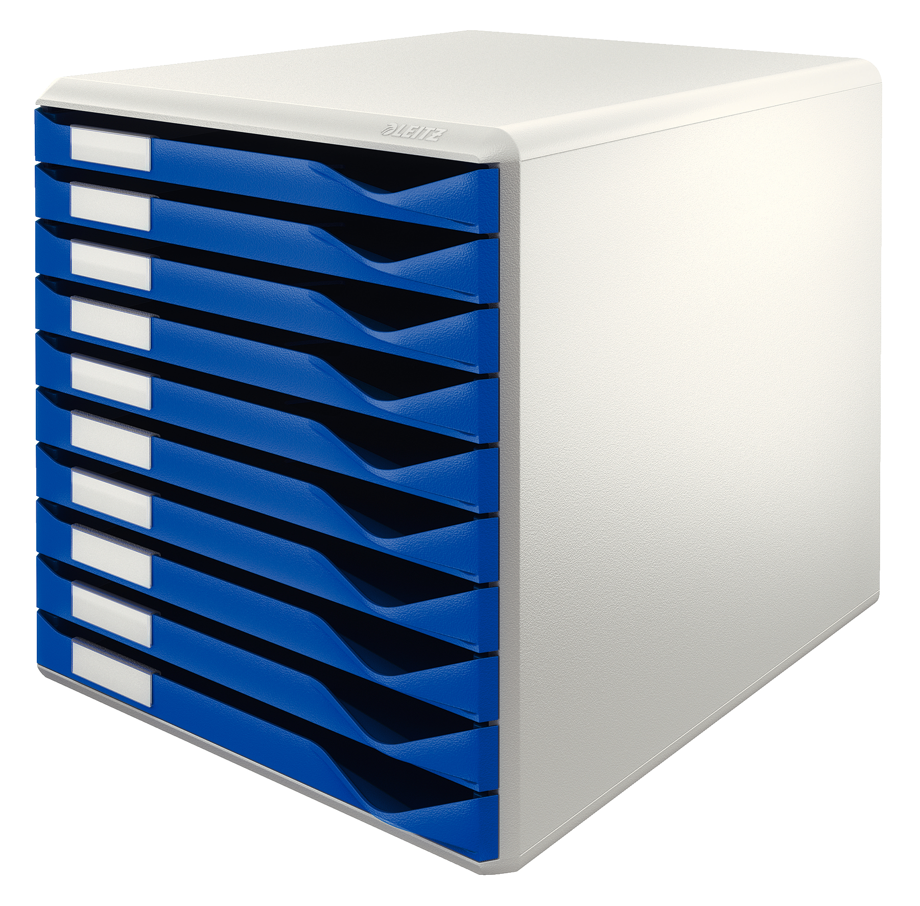 Esselte Leitz Form Set - Polystyrene - Blue - Grey - A4 - Landscape - 10 drawer(s) - 285 mm