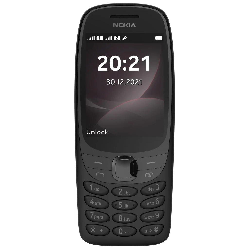 Nokia 6310 - Bar - Dual SIM - 7.11 cm (2.8") - 0.3 MP - 1150 mAh - Black