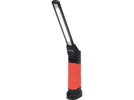 Yato YT-08518 Lampe de travail à LED - 8W, 2600 mAh, noir, autoportante
