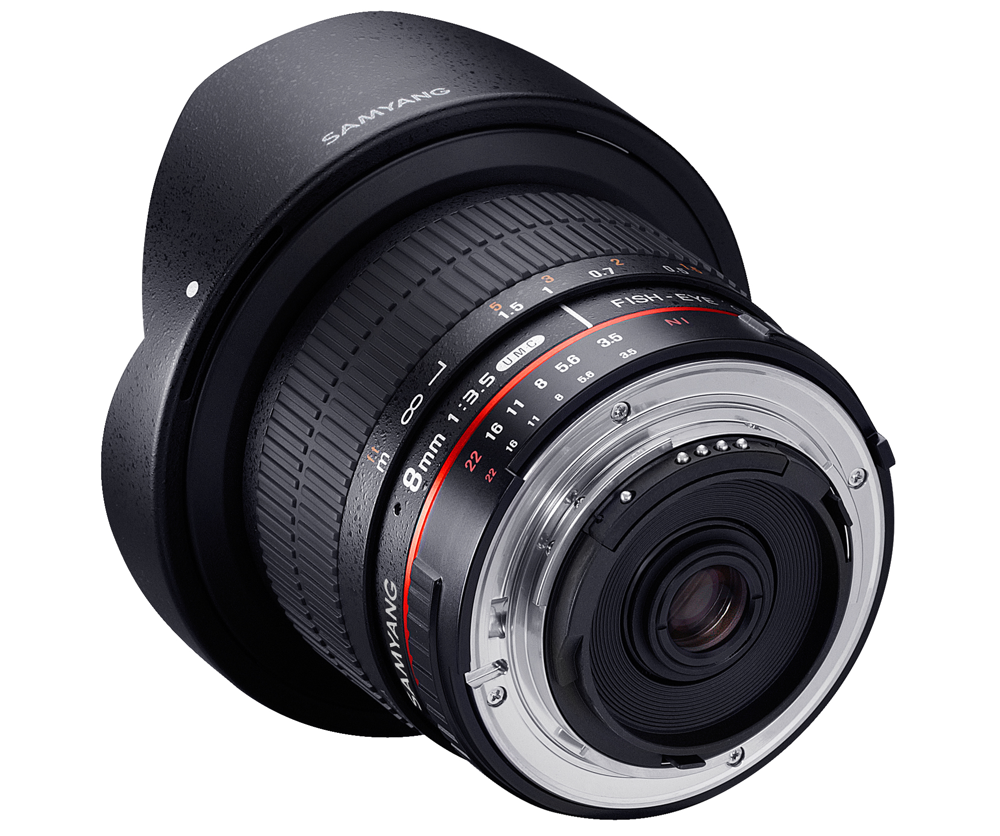 Samyang 8 mm Objectif grand angle F3.5 UMC Fish-Eye CS II Canon EF-S