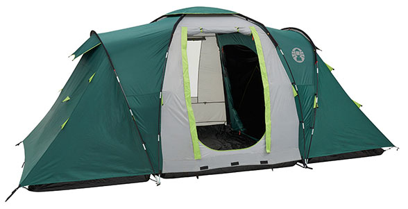Coleman Spruce Falls 4 - Camping - Structure rigide - Tente de groupe - 4 personne(s) - Tapis de sol - Vert - Gris