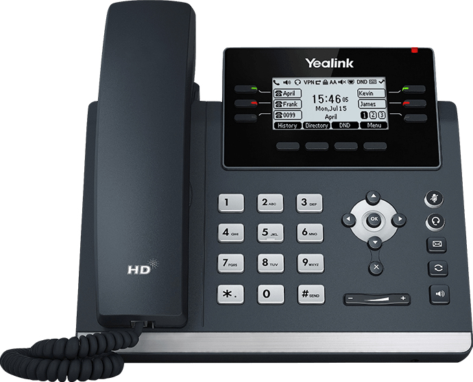 Yealink IP Phone SIP-T42U PoE Business VoIP Phone SIP - SIP-T42U