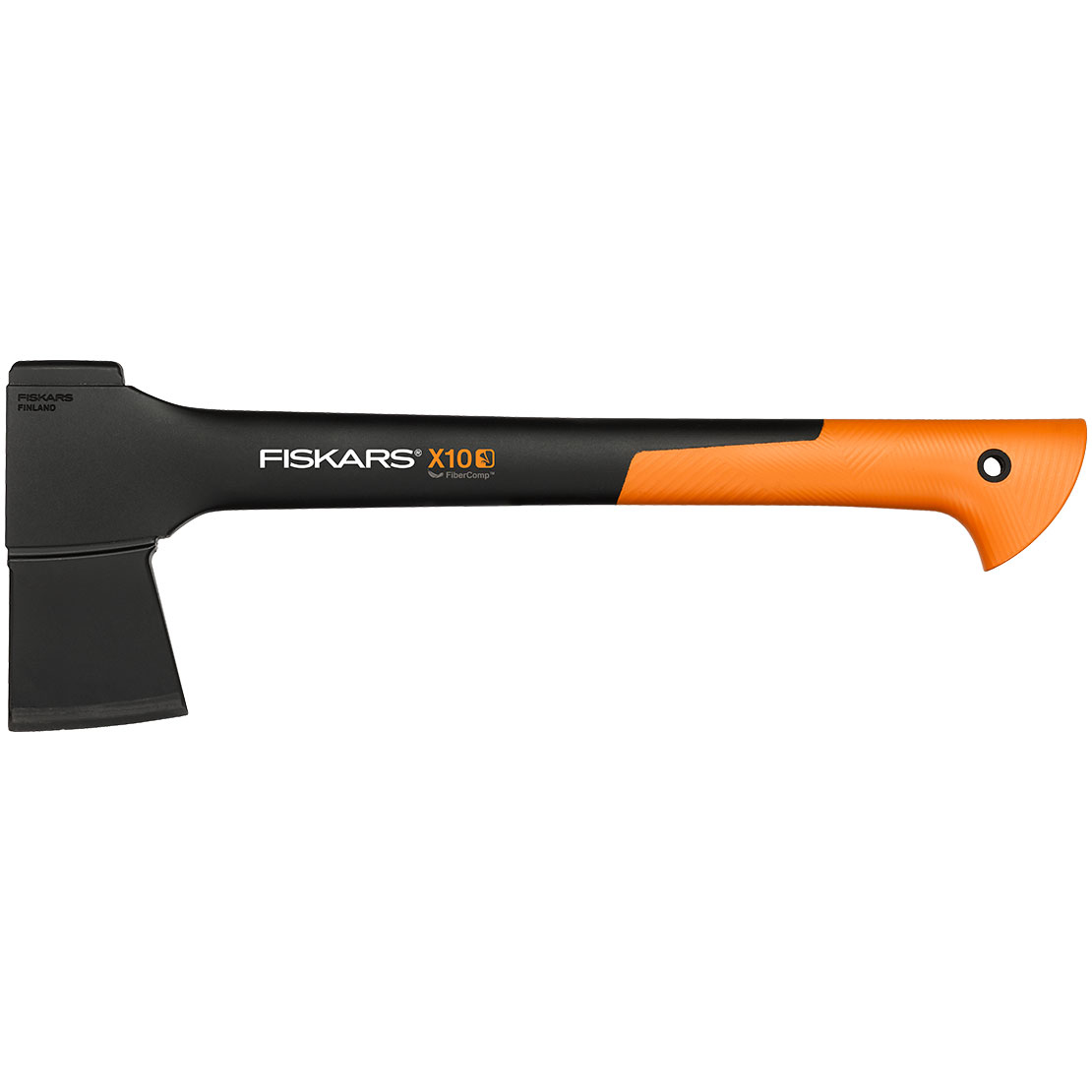Fiskars 1015619 - Hache simple - Hache à hacher - Plastique - 1 pièce(s) - Acier - Noir, Jaune