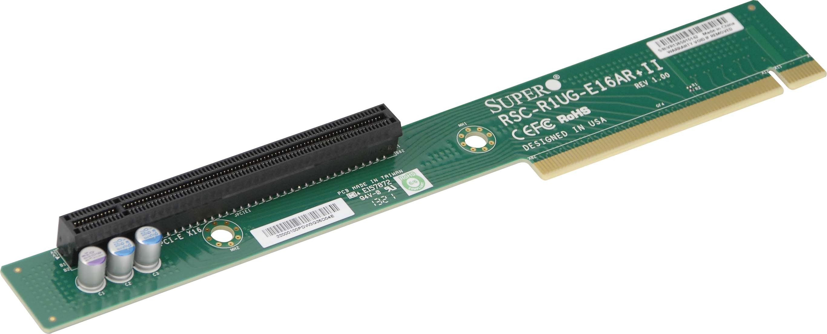 SuperMicro RSC-R1UG-E16AR+II Carte/adaptateur d'interface PCIe intégré