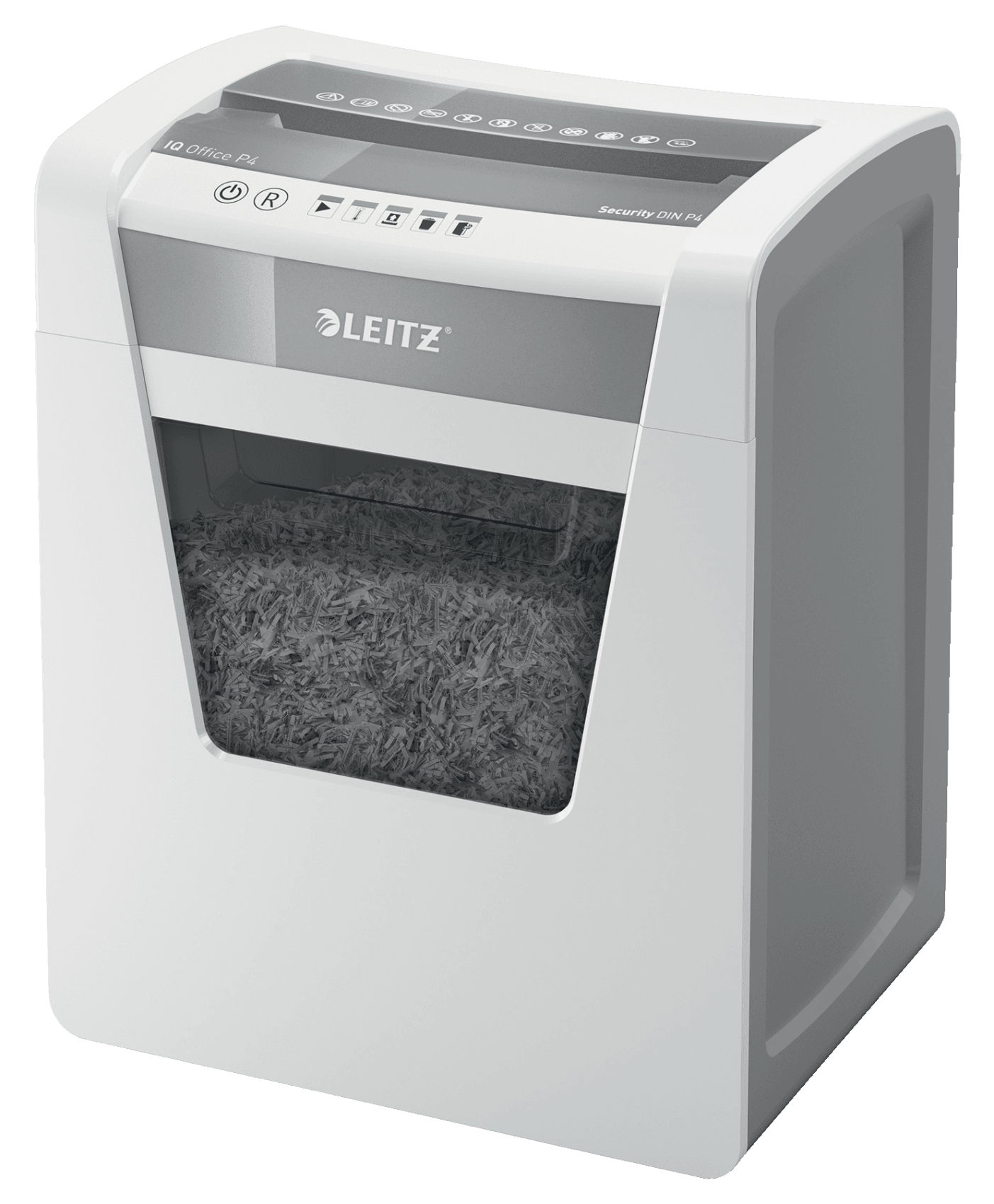 Esselte Leitz Shredder IQ Office P4 - Cross shredding - 22.3 cm - 4 x 40 mm - 23 L - 225 sheets - Touch