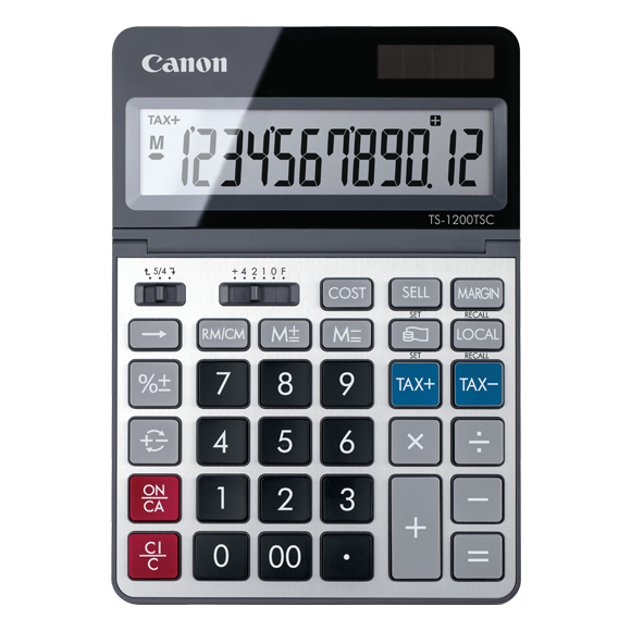 Canon TS-1200TSC - Ordinateur de bureau - Basique - 12 chiffres - Écran inclinable - Batterie - Métallique