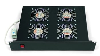 Unité de ventilation horizontale TRITON 19" - 4 ventilateurs - Noir