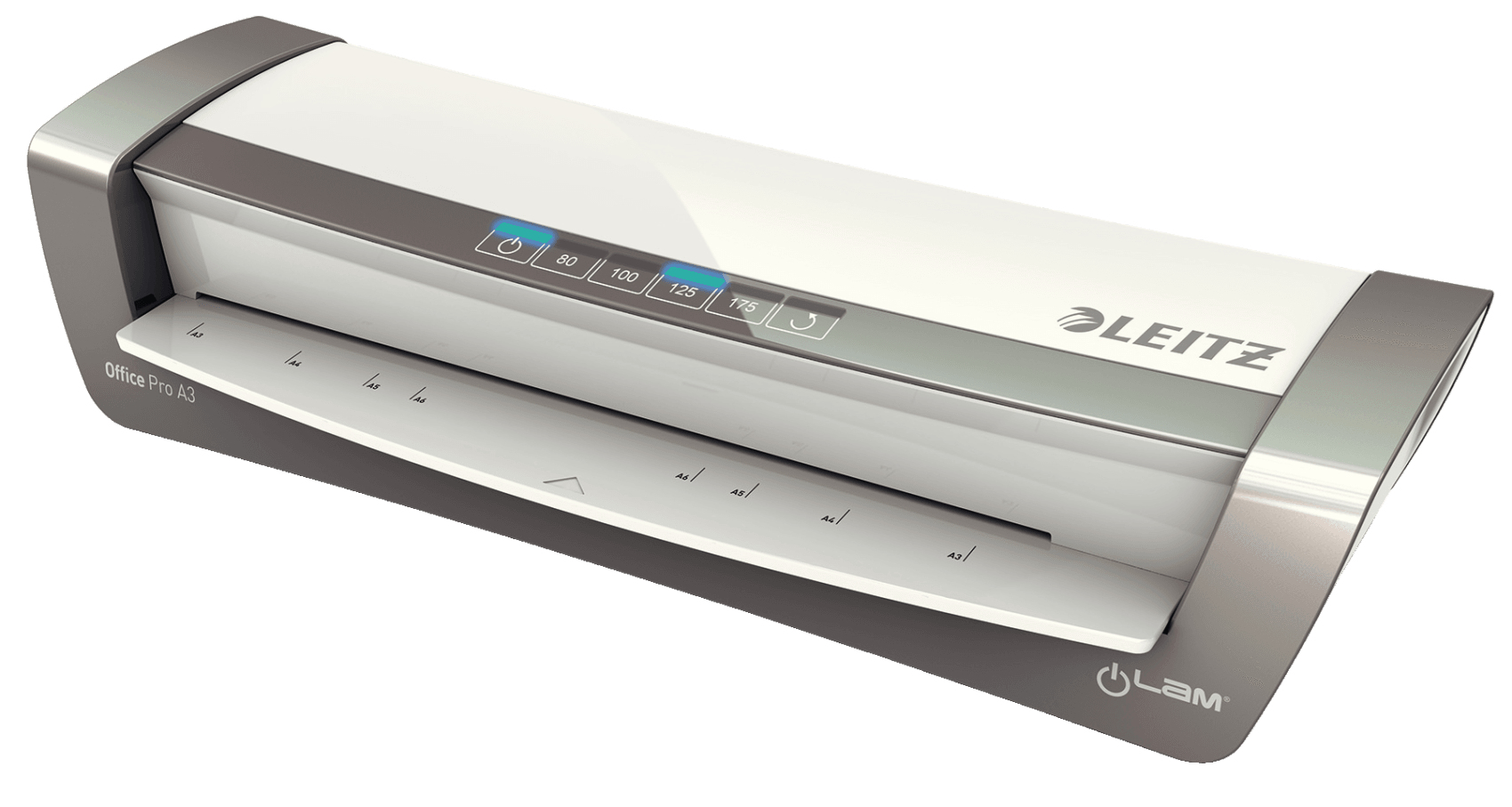 Esselte Leitz iLAM Office Pro A3 - 32 cm - Hot laminator - 500 mm/min - 0.4 mm - A3 - 80 Âµm