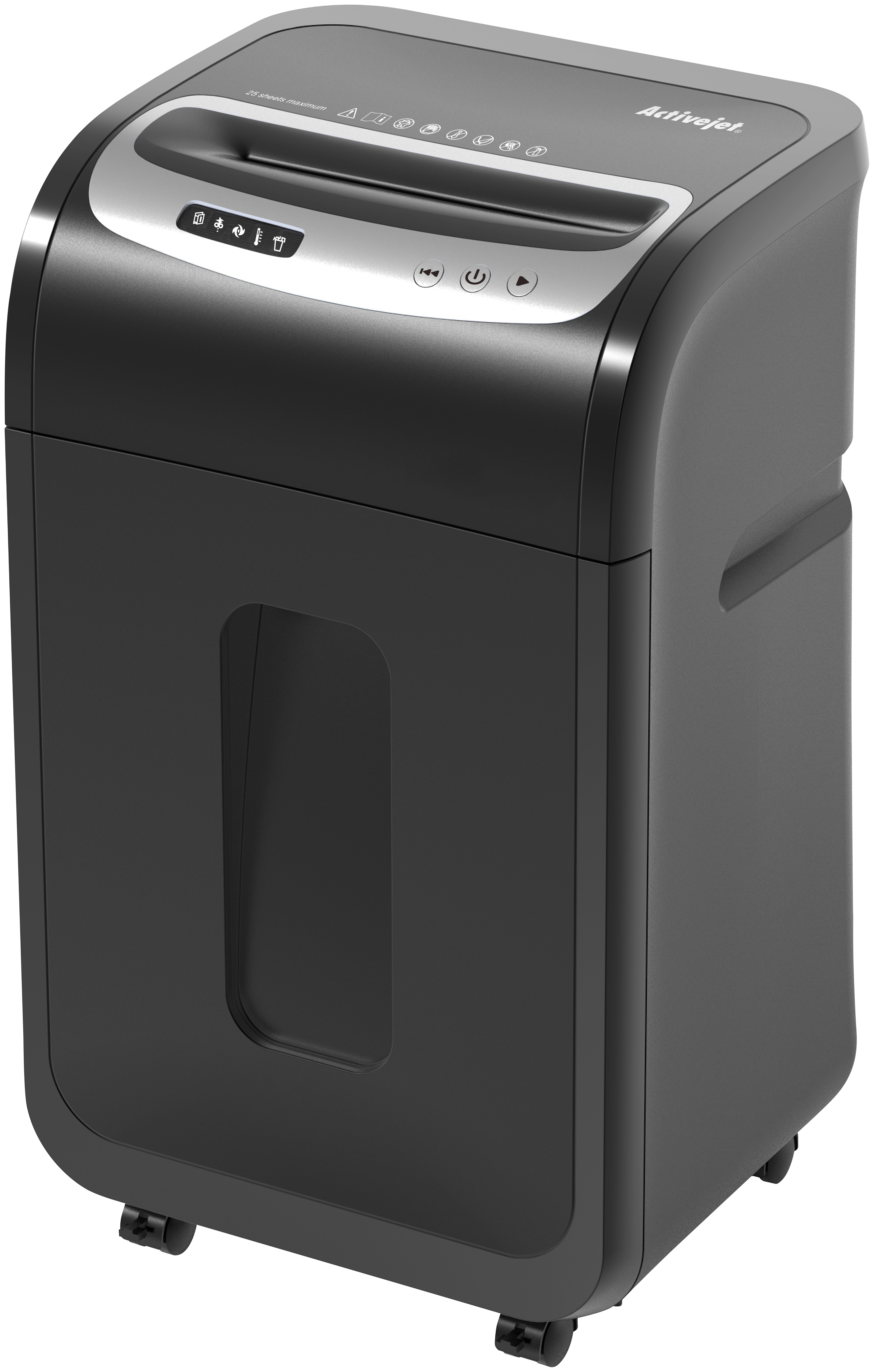 Déchiqueteuse Activejet ASH-2502C coupe croisée 22,8 cm 4x40 mm