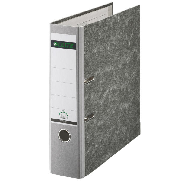 Esselte Leitz Plastic Lever Arch File A4 80mm 180° - A4 - Grey - 600 sheets - 8 cm - 81 mm - 320 mm