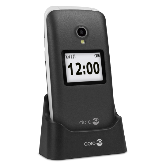 Doro 2424 - Clamshell - 6.1 cm (2.4") - 3 MP - Bluetooth - 800 mAh - Grey,Silver - 380442