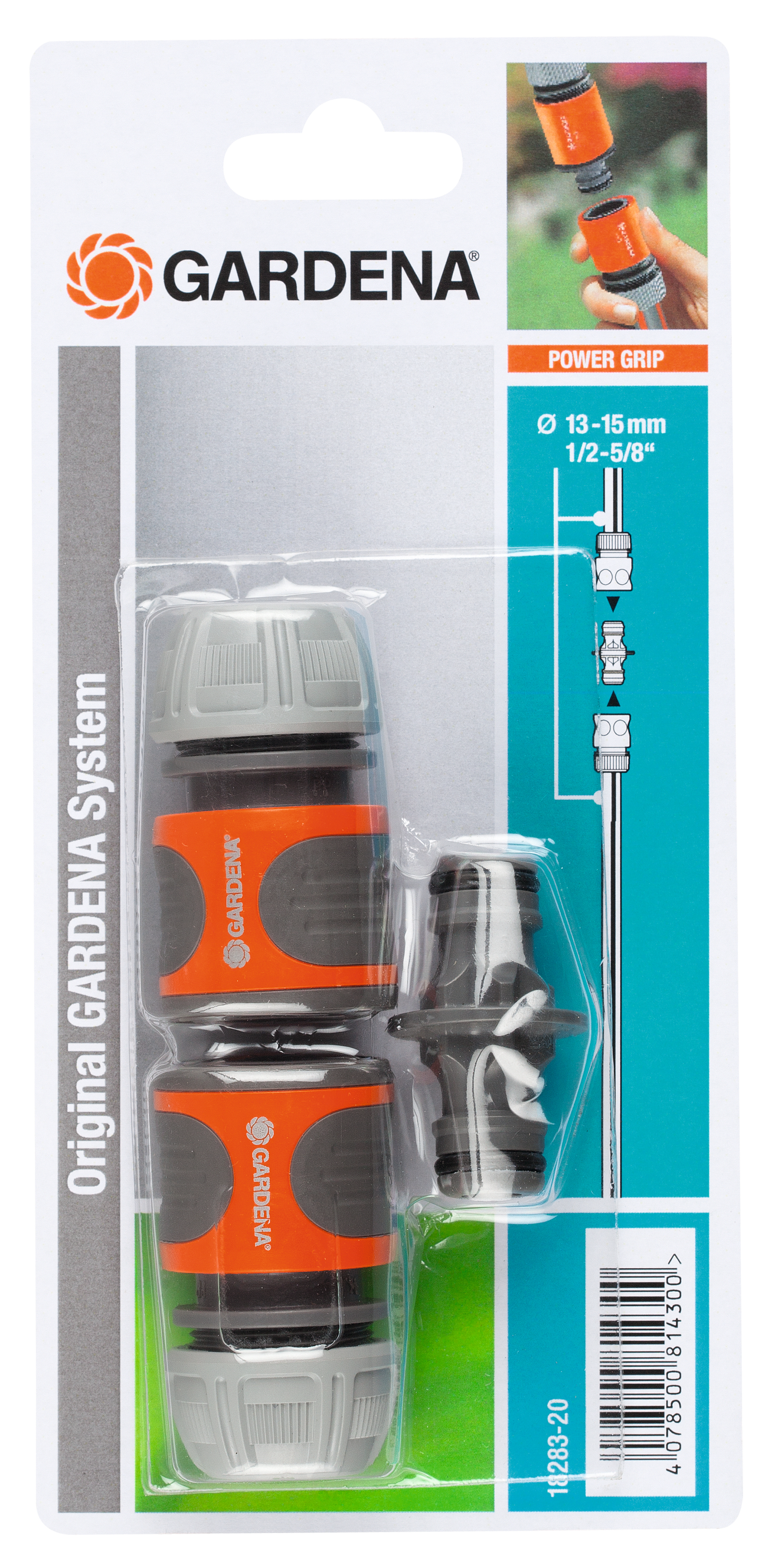 Kit de raccords Gardena pour tuyau de 13 mm