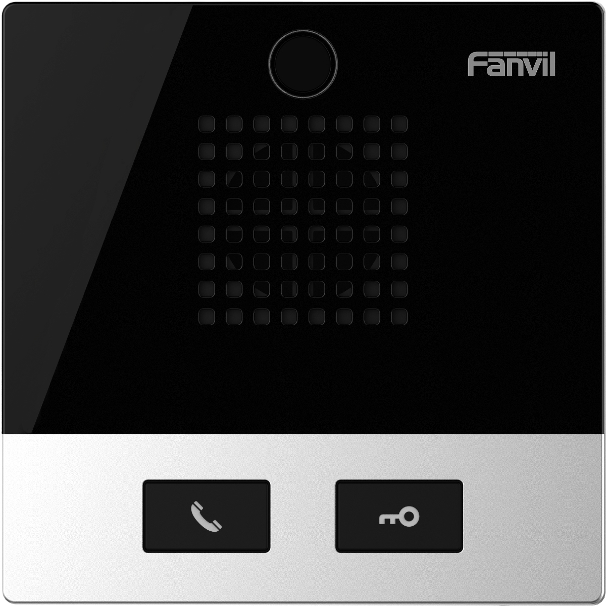 Fanvil I10SD - Noir - Argent - IP54 - Acrylonitrile butadiène styrène (ABS) - Vertical - Fast Ethernet - 10 100 Mbit/s