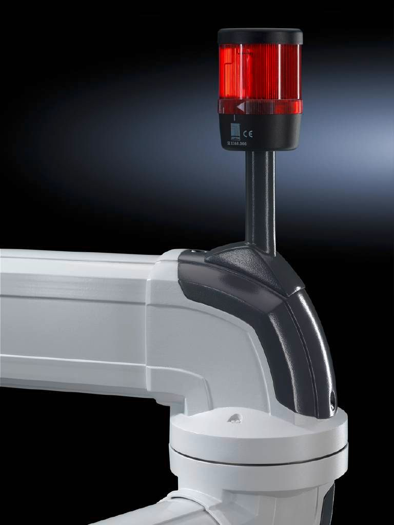 Rittal CP - signal tower support arm bracket - RAL 7024