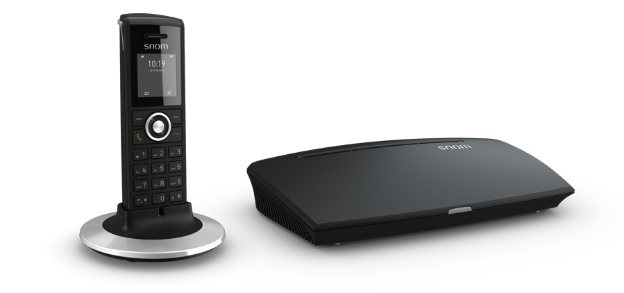 Snom M325 - Cordless VoIP phone with caller ID/call waiting