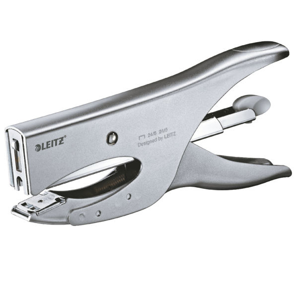 Esselte Leitz Mod. 5549 - 40 sheets - Silver - 7 cm - Rear - 150 staples - 60 x 190 x 28 mm