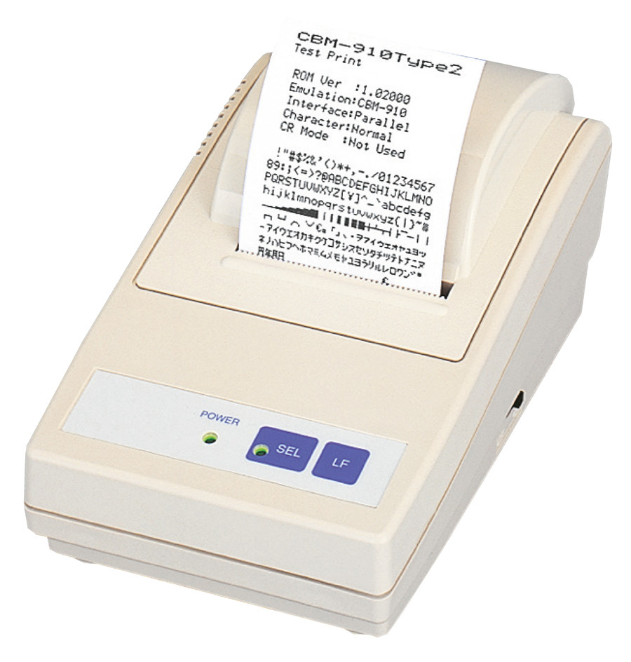 Citizen CBM-910II - Dot matrix - POS printer - 1.8 lps - 1.08 x 2.4 mm - Katakana - PC437 - PC858 - PC860 - PC863 - PC865 - WPC1252 - 0.13 ┬╡m - CBM91040RF2A
