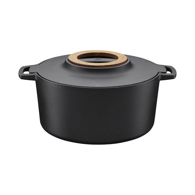 Fiskars Norden - 6 L - Noir - Fonte - Émail - Céramique - Gaz - Halogène - Induction - 270 °C
