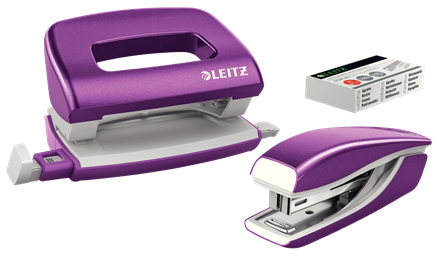 Esselte Leitz 55612062 - Metallic - Violet - Metal - Plastic - 100 staples - Rear - P2 Nr. 10 - 80 g/m²
