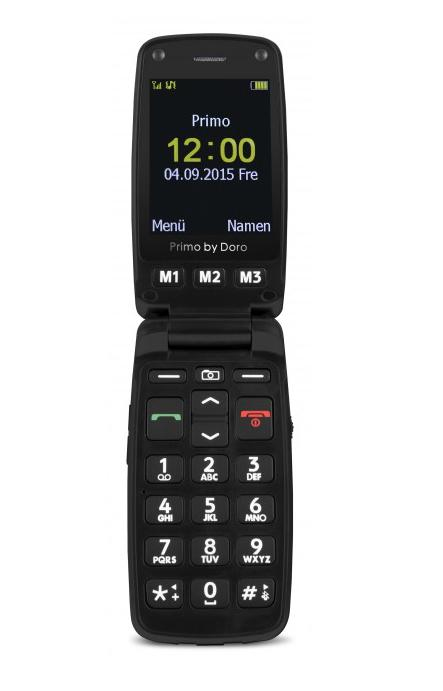 Doro Primo 406 - Clapet - 6,1 cm (2,4") - 0,3 MP - Bluetooth - 1050 mAh - Noir, Argent