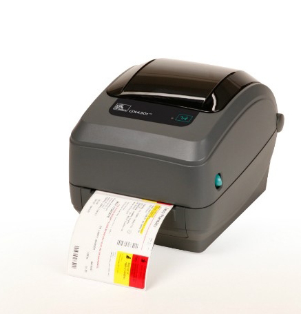 Zebra GX430t - Thermal transfer - 300 x 300 DPI - 102 mm/sec - Wired - Black - Grey