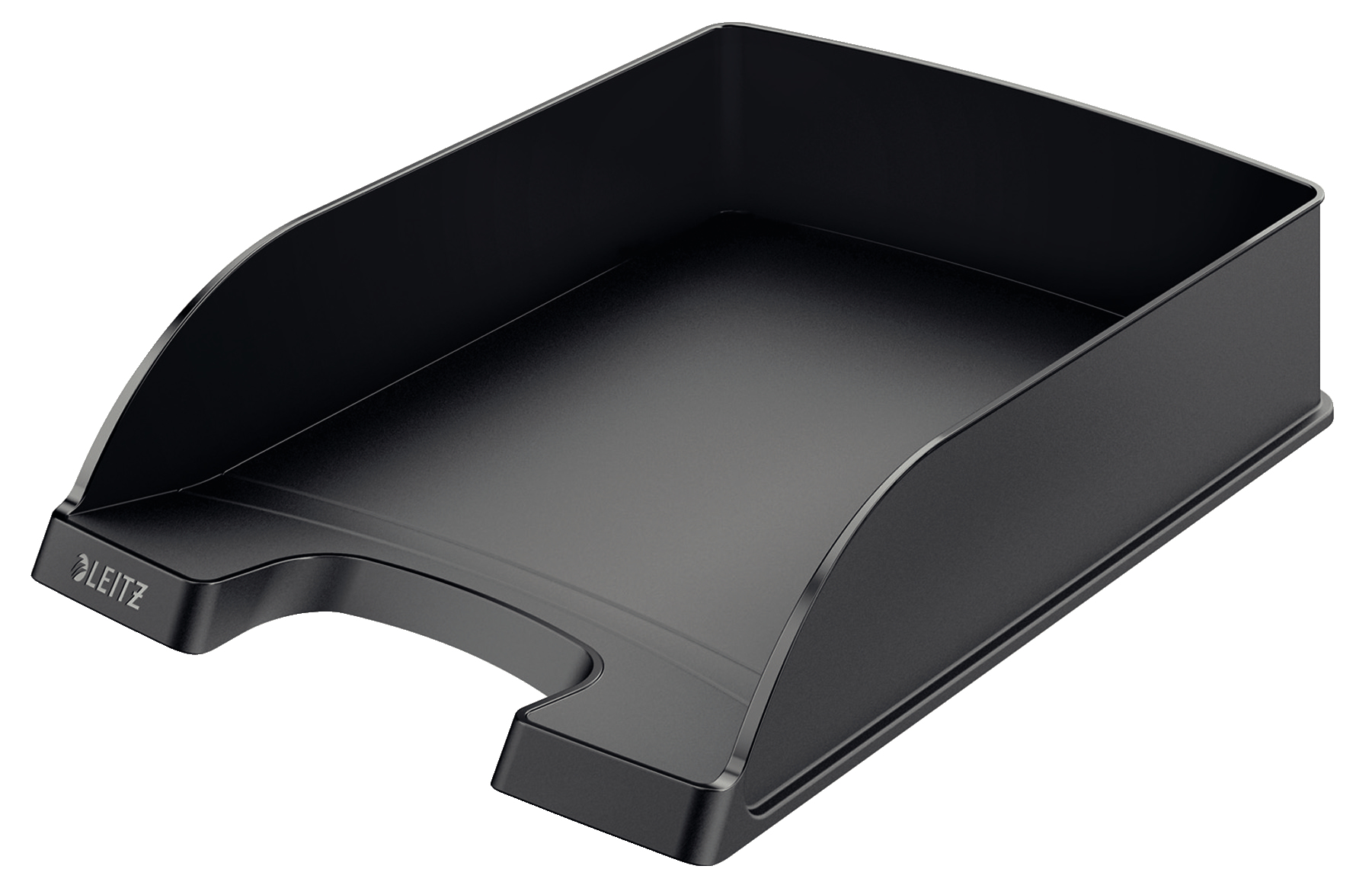 Esselte Leitz Plus Letter Tray - Standard - Polystyrene - Black - 255 mm - 357 mm - 70 mm - 280 g