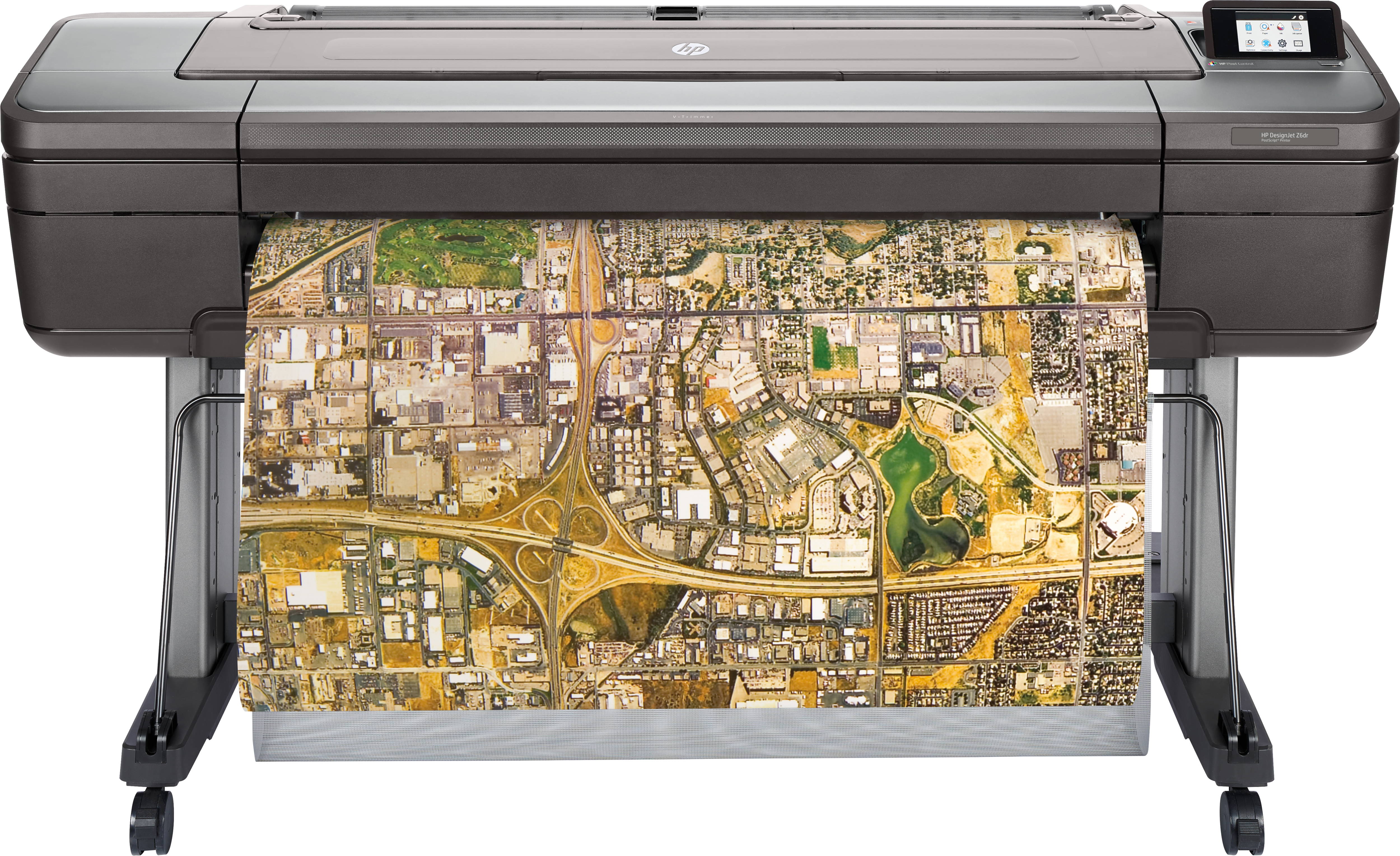 Imprimante PostScript HP Designjet Z6dr 44 pouces avec coupe-bordures en V