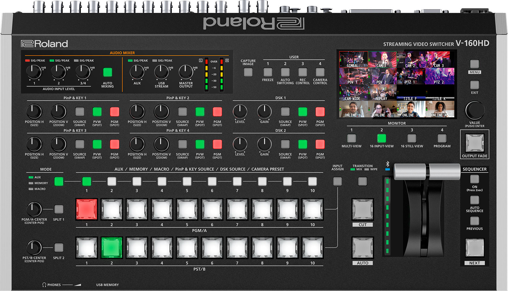 Table de mixage vidéo Roland V-160HD