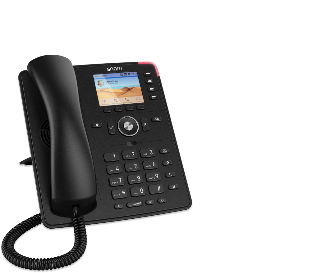 Snom D713 - Téléphone VoIP avec identification de l'appelant