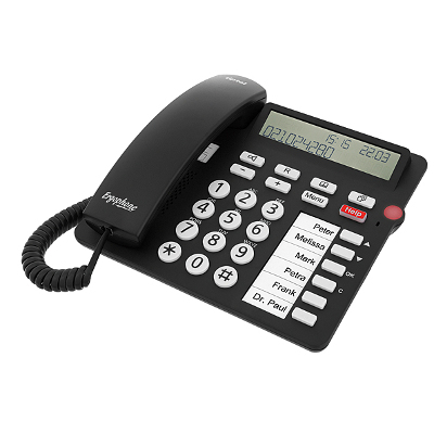 Tiptel Ergophone 1300 Identification de l'appelant avec cordon