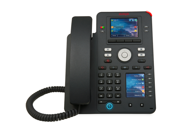 Avaya J159 - IP Phone - Black - Wired handset - Desk/Wall - LED - 8.89 cm (3.5") - 700512394