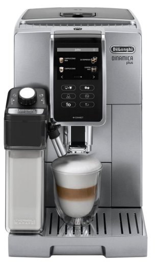 De Longhi Ecam 370.95.S - Combi coffee maker - Coffee beans - Built-in grinder - 1450 W - Silver - ECAM 370.95.S