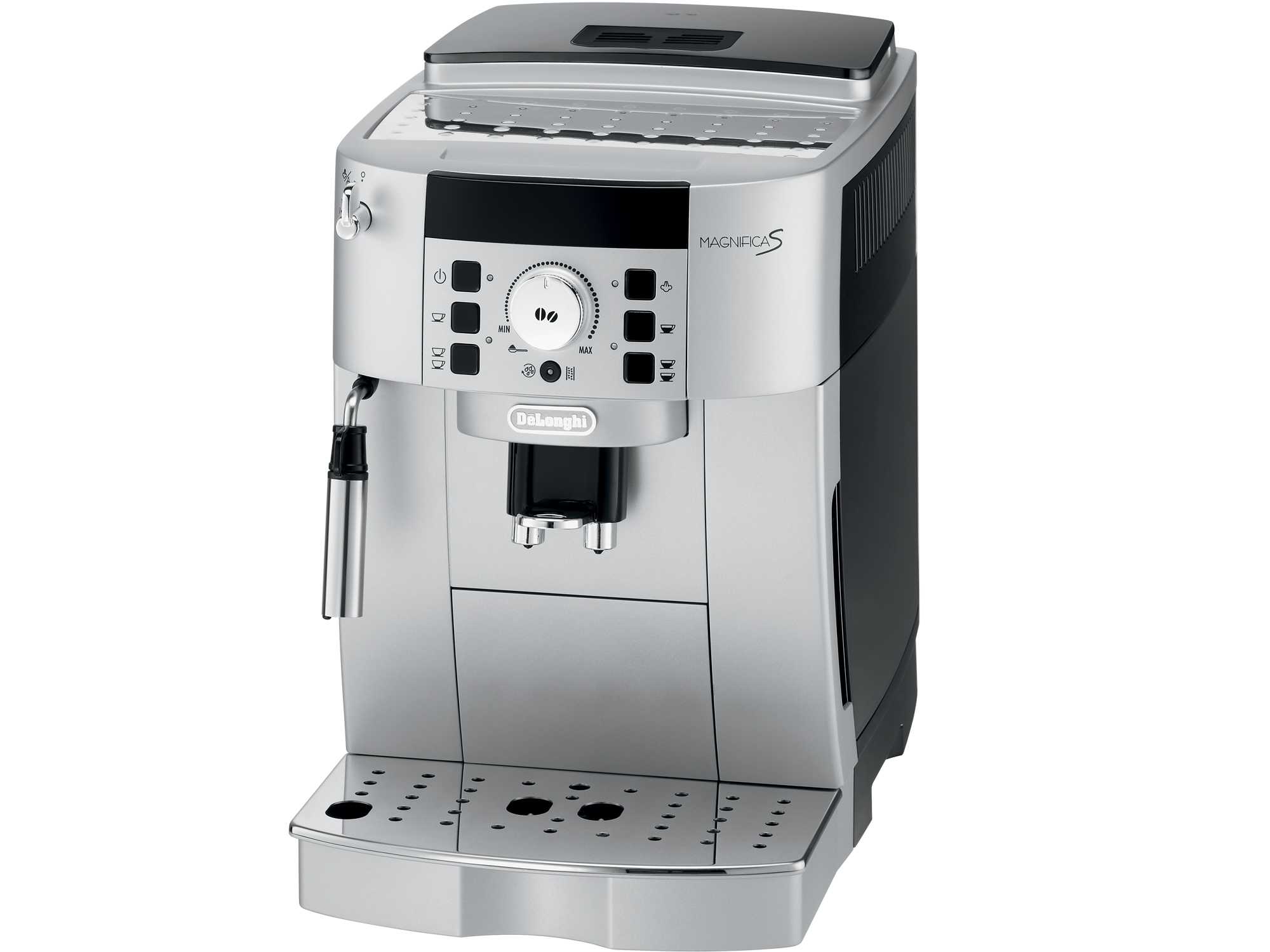 De Longhi ECAM 22.110.SB - Espresso machine - 1.8 L - Coffee beans - Ground coffee - Built-in grinder - 1450 W - Black - Silver - ECAM 22.110. SB