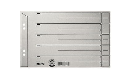 Esselte Leitz 16560085 - Grey - Cardboard - A5 - 150 mm - 1 mm - 240 mm