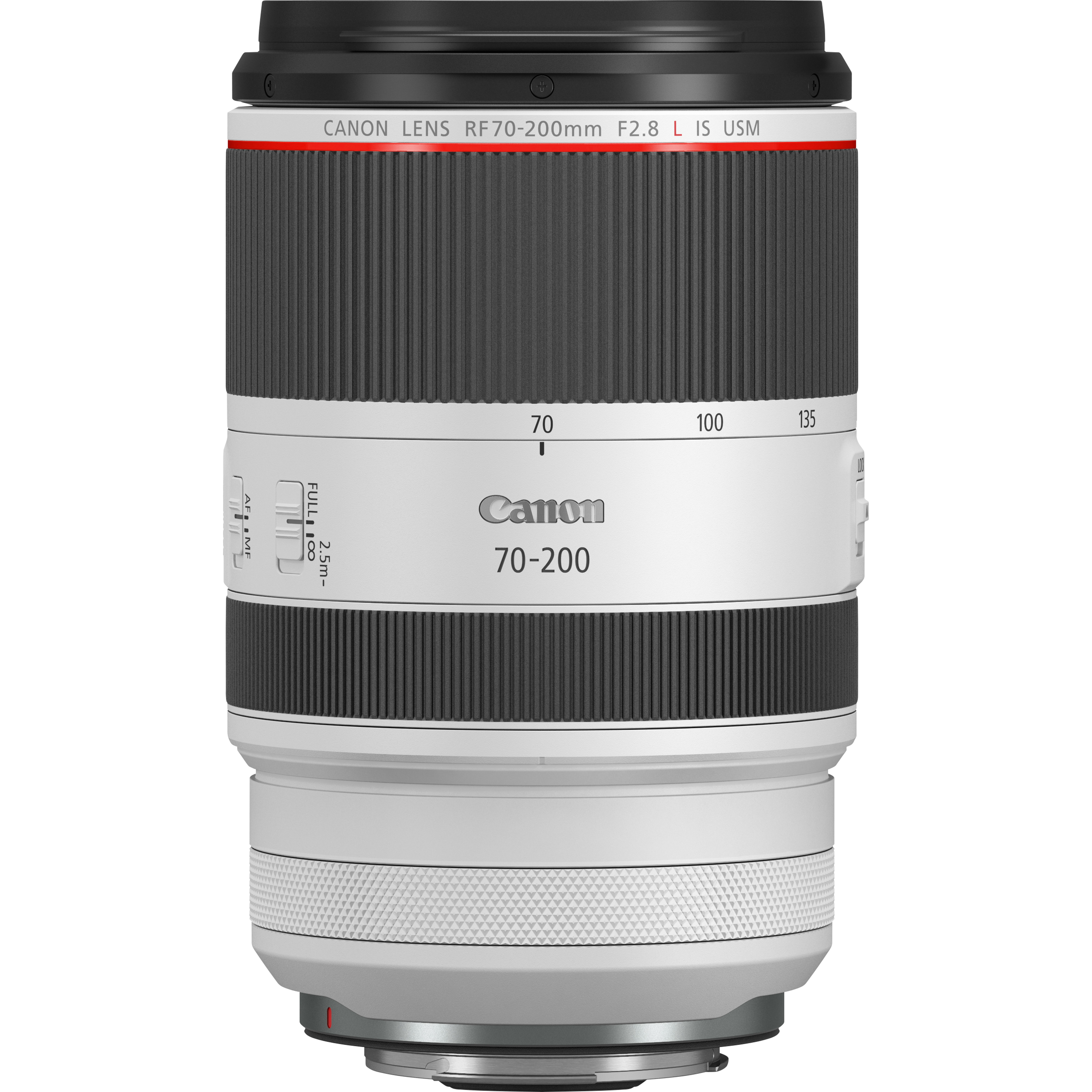 Objectif Canon RF 70-200 mm f/2,8L IS USM - Télézoom - 17/13 - Stabilisateur d'image - Canon RF - Mise au point automatique