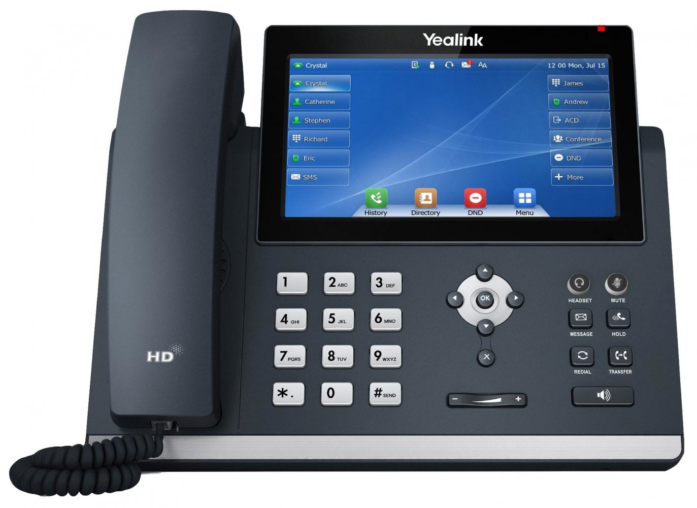 Yealink SIP-T48U 16 comptes SIP Bluetooth