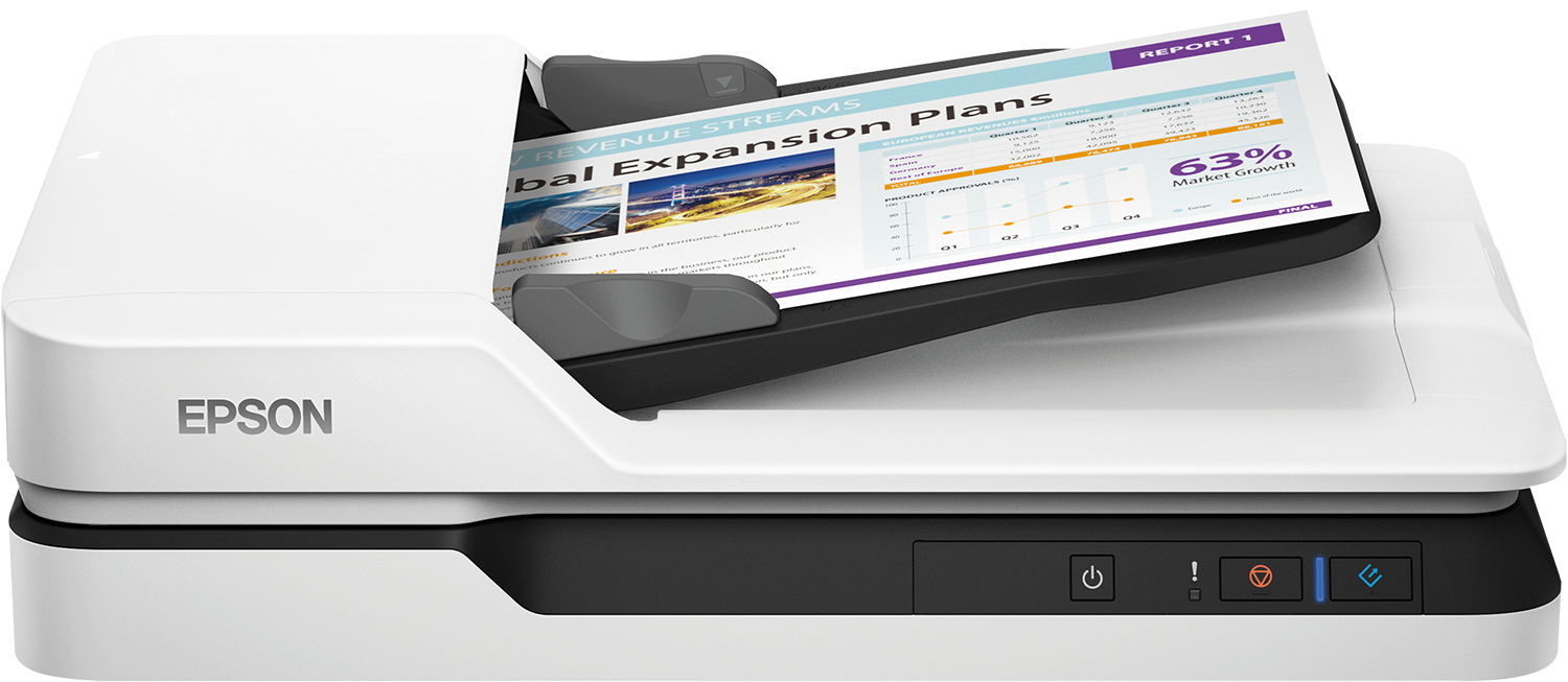 Epson WorkForce DS-1630 - 210 x 297 mm - 1200 x 1200 DPI - 30 bits - 24 bits - 10 bits - 8 bits