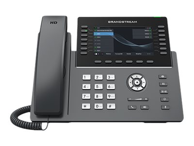 Grandstream GRP2650 - Téléphone IP - Noir - Combiné filaire - Intrabande - Hors bande - Infos SIP - Superviseur - Utilisateur - 14 lignes
