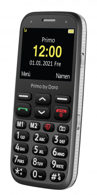 Doro Primo 368 - Bar - Single SIM - 5.84 cm (2.3") - 3 MP - 1000 mAh - Black - Graphite - 360084