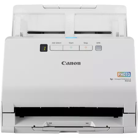 Canon RS40 - 600 x 600 DPI - 40 ppm - 30 ppm - Niveaux de gris - Monochrome - Scanner à feuilles - Blanc