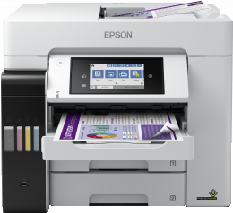 Epson EcoTank L6580 - Jet d'encre - Impression couleur - 4800 x 22400 DPI - A4 - Impression directe - Noir - Blanc