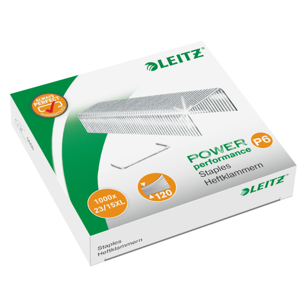 Esselte Leitz Power Performance 5579 P6 24/15xl - 1000 staples - 23/15XL - Leitz 5553 - 140 g - 19 x 88 x 80 mm