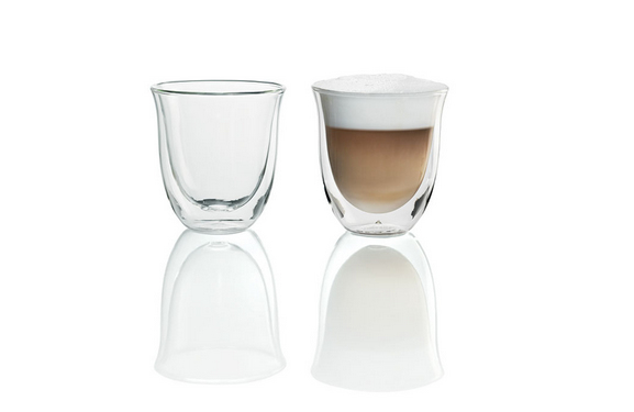 De Longhi 5513214601 - Transparent - Glass - 2 pc(s) - Clear - 190 ml - 95 mm
