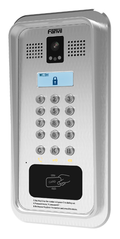Fanvil I33VF - LCD - 128 x 48 pixels - Gris - IP65 - Aluminium - Fast Ethernet