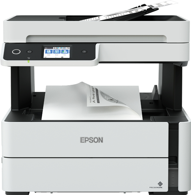 Epson EcoTank ET-M3180 - Jet d'encre - Impression monochrome - 1200 x 2400 DPI - Copie monochrome - A4 - Noir - Gris